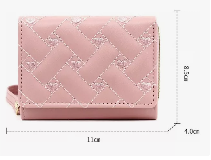 Foto 3 pulgar | Cartera Xtellar Monedero Mujer Billetera Gran Capacidad Tarjetas Modelo Rosa