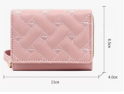 Foto 2 | Cartera Xtellar Monedero Mujer Billetera Gran Capacidad Tarjetas Modelo Rosa