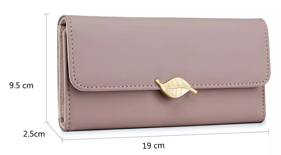 Foto 5 | Cartera Xtellar Para Mujer Gran Capacidad Billetera Con Tarjetero Rosa
