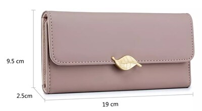 Foto 5 | Cartera Xtellar Para Mujer Gran Capacidad Billetera Con Tarjetero Rosa