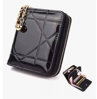 Foto 1 | Cartera Monedero Xtellar Mujer Billetera Cremallera Estilo Retr Color Negro