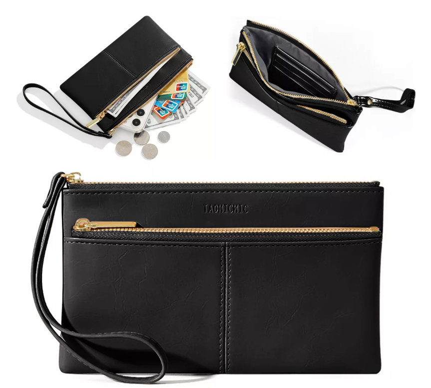 Tarjetero Mujer Cartera Xtellar Negro