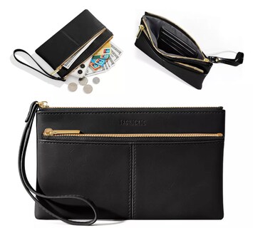 Foto 1 | Tarjetero Mujer Cartera Xtellar Negro