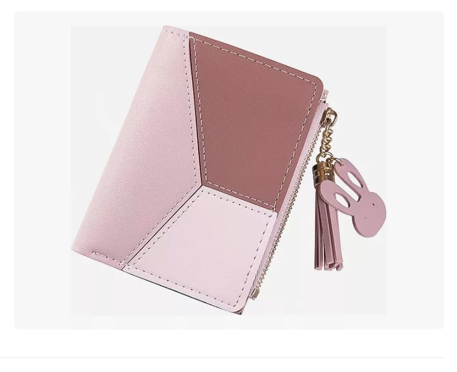 Monedero De Mujer Con Elegante Llavero Rosa Xtellar