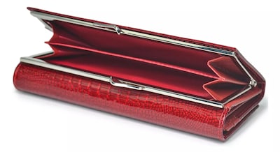 Foto 4 | Cartera Xtellar Larga Para Mujer Color Rojo