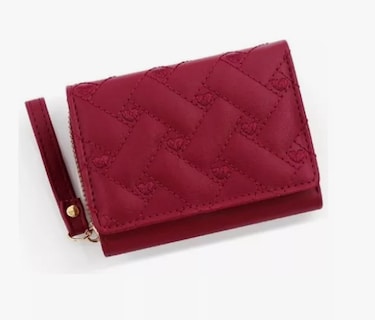 Foto 1 | Cartera Monedero Xtellar Mujer Billetera Gran Capacidad Tarjetas Modelo Vino Rojo