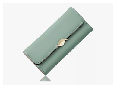 Foto 1 | Cartera Para Mujer Gran Capacidad Billetera Con Tarjetero Verde Xtellar