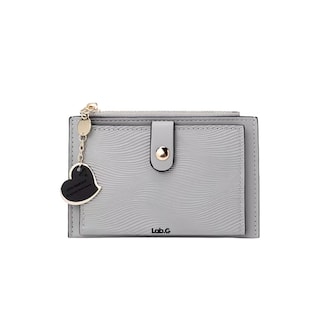 Foto 1 | Cartera De Mujer Tarjetero Con Colgante, Gris Elefante