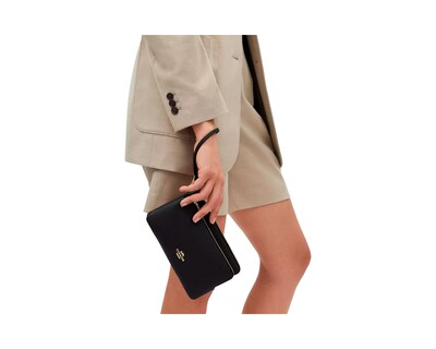 Foto 3 | Cartera Coach Double Zip Leather Cu919 Color Negro