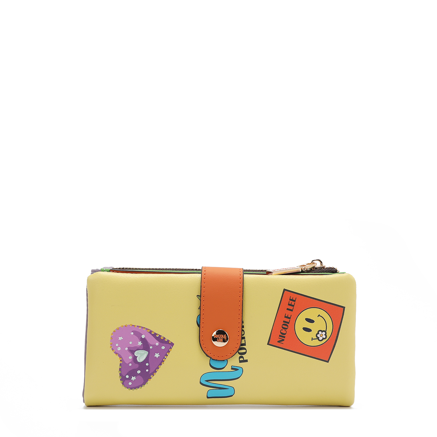Foto 3 pulgar | Cartera C/ Tarjetero Flexible Nicole Lee Print Violet