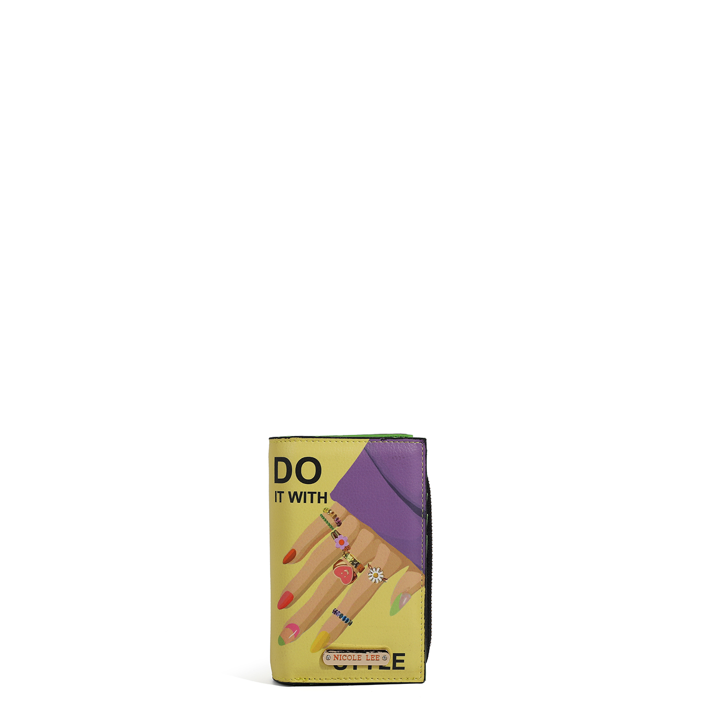 Cartera Nicole Lee De Mujer Compacta Print Nail Polish