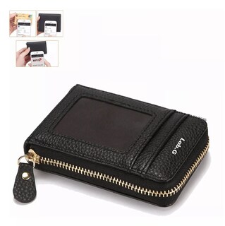 Foto 5 | Cartera Minimalista Unisex Tarjetero Protección Rfid, Negro
