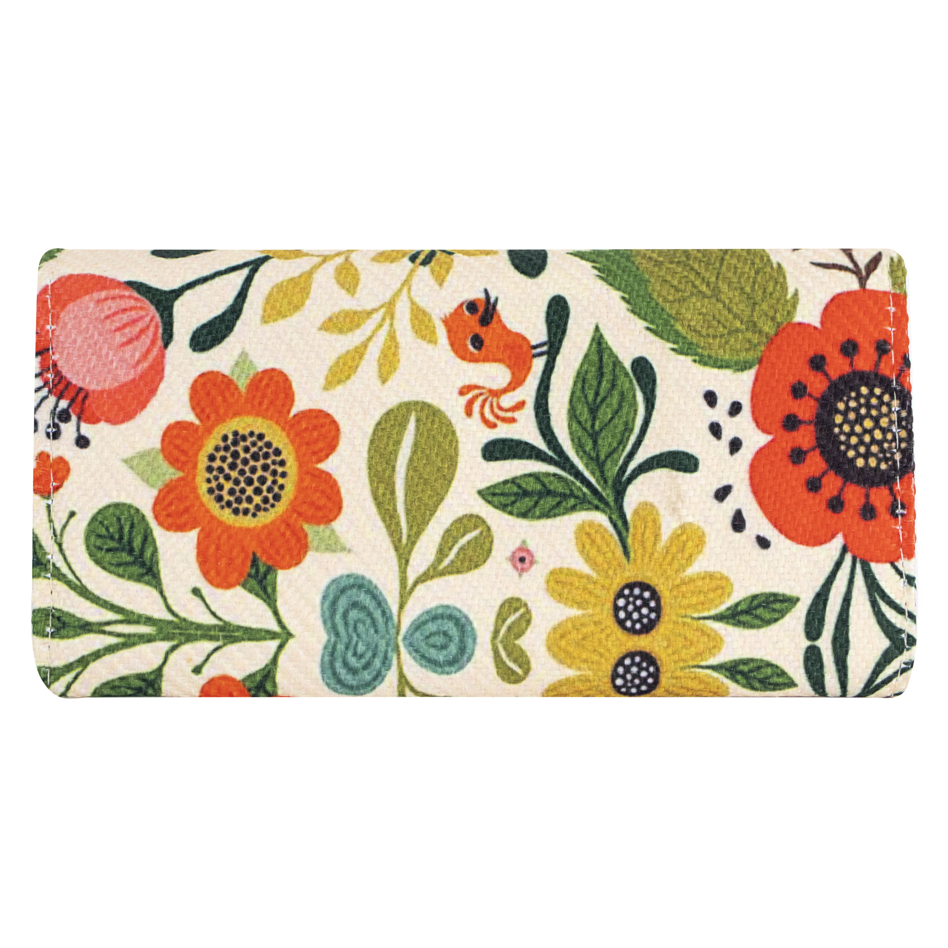 Foto 4 pulgar | Cartera Para Dama Verde Olivo Yute Floral Textil/sintetico Est.2 Nueva Imagen