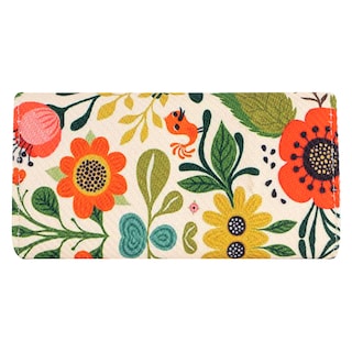 Foto 3 | Cartera Para Dama Verde Olivo Yute Floral Textil/sintetico Est.2 Nueva Imagen
