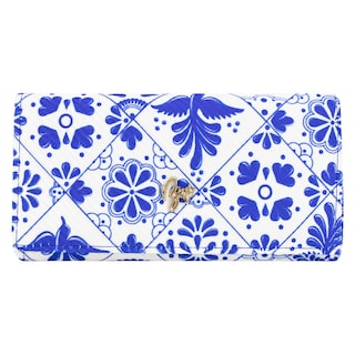 Foto 1 | Cartera Para Dama Azul Rey Yute Talavera Textil Est.2 Nueva Imagen