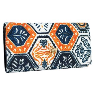 Foto 2 | Cartera Para Dama Naranja Yute Poligono Textil/sintetico Est.2 Nueva Imagen