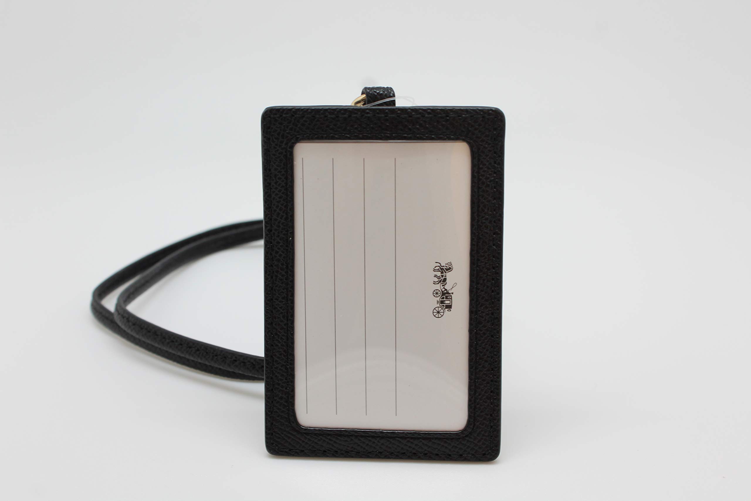 Foto 4 pulgar | Llavero De Identificación Para Tarjetas De Identificación, Piel Transvertida, Color Negro Y Dorado - Venta Internacio