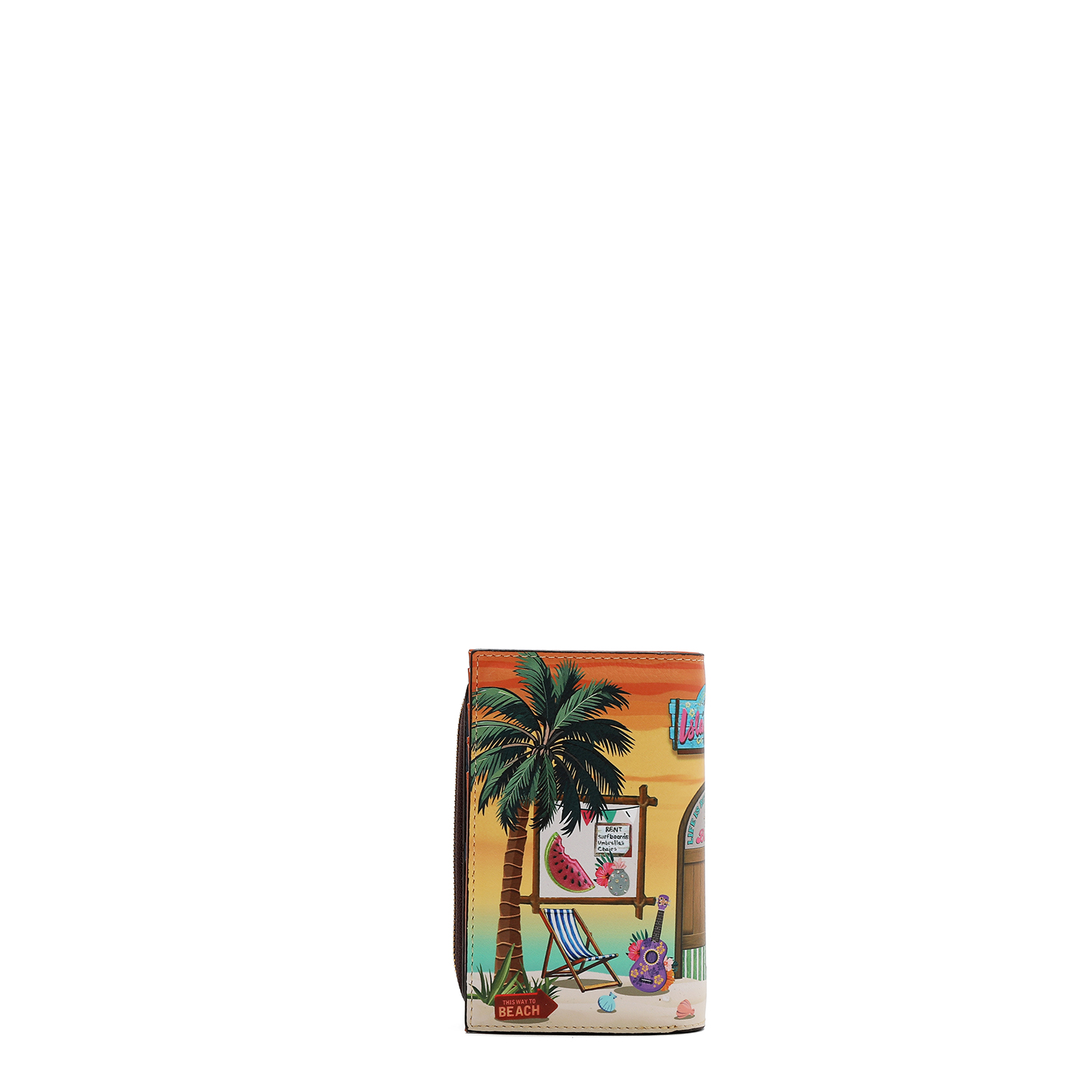 Foto 3 pulgar | Cartera Nicole Lee De Mujer Compacta Print Sun & Sand