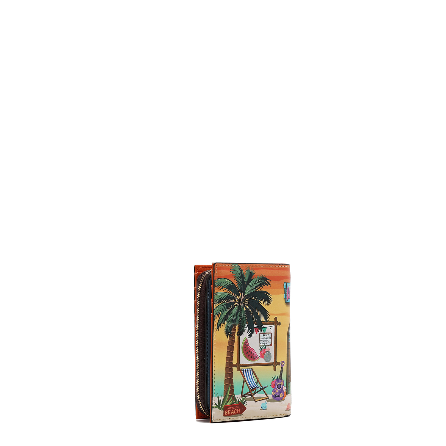 Foto 4 pulgar | Cartera Nicole Lee De Mujer Compacta Print Sun & Sand