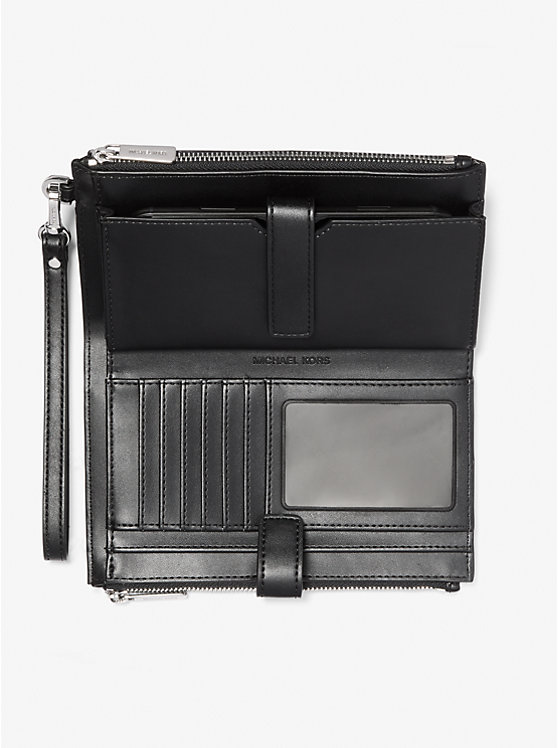 Foto 3 pulgar | Cartera Para Smartphone Con El Logotipo De Michael Kors Adele, De Lona Y Piel - Venta Internacional.