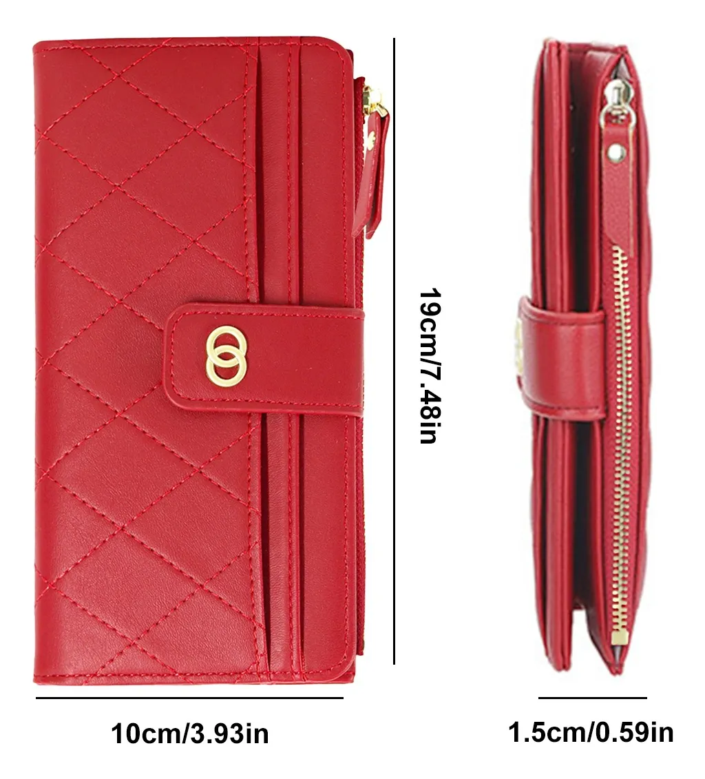 Foto 5 pulgar | Cartera Roja para Mujer