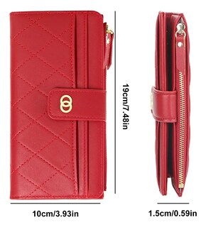 Foto 4 | Cartera Roja para Mujer