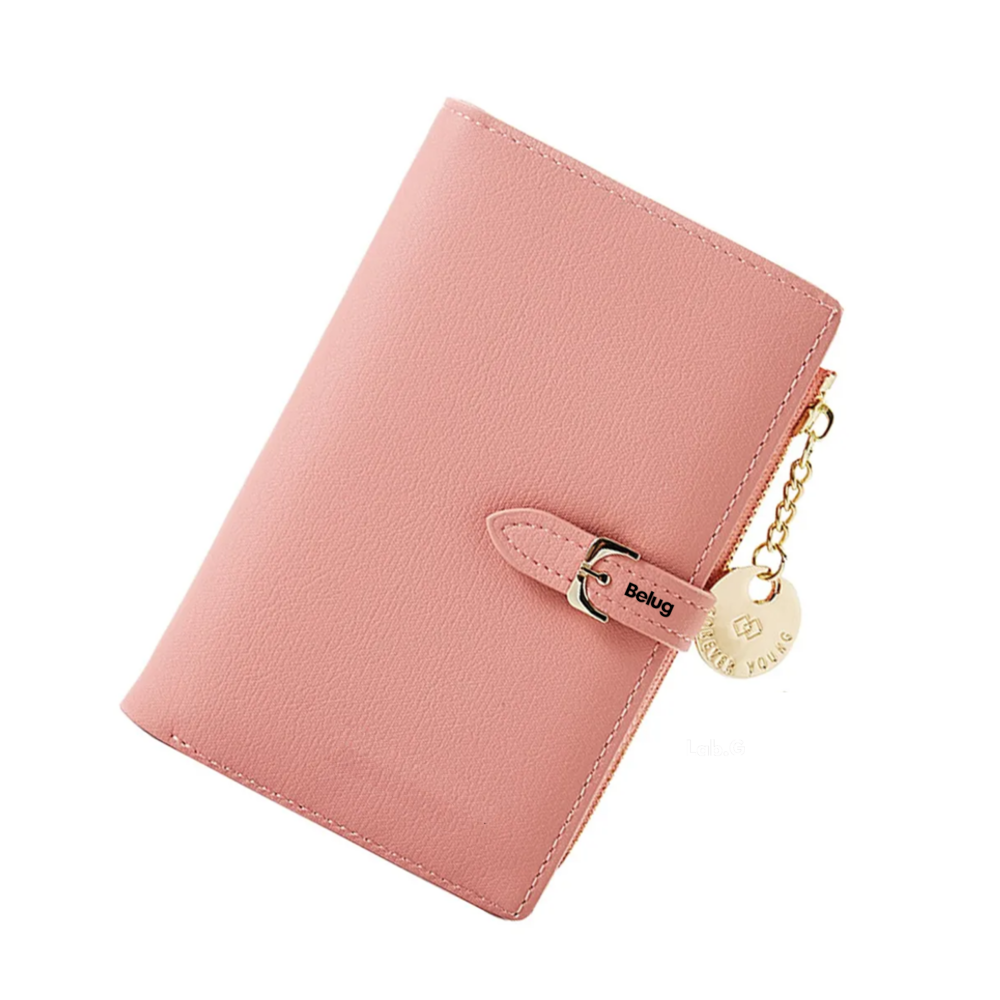 Foto 2 pulgar | Cartera Con Tarjetero Para Mujer Belug, Rosa Claro