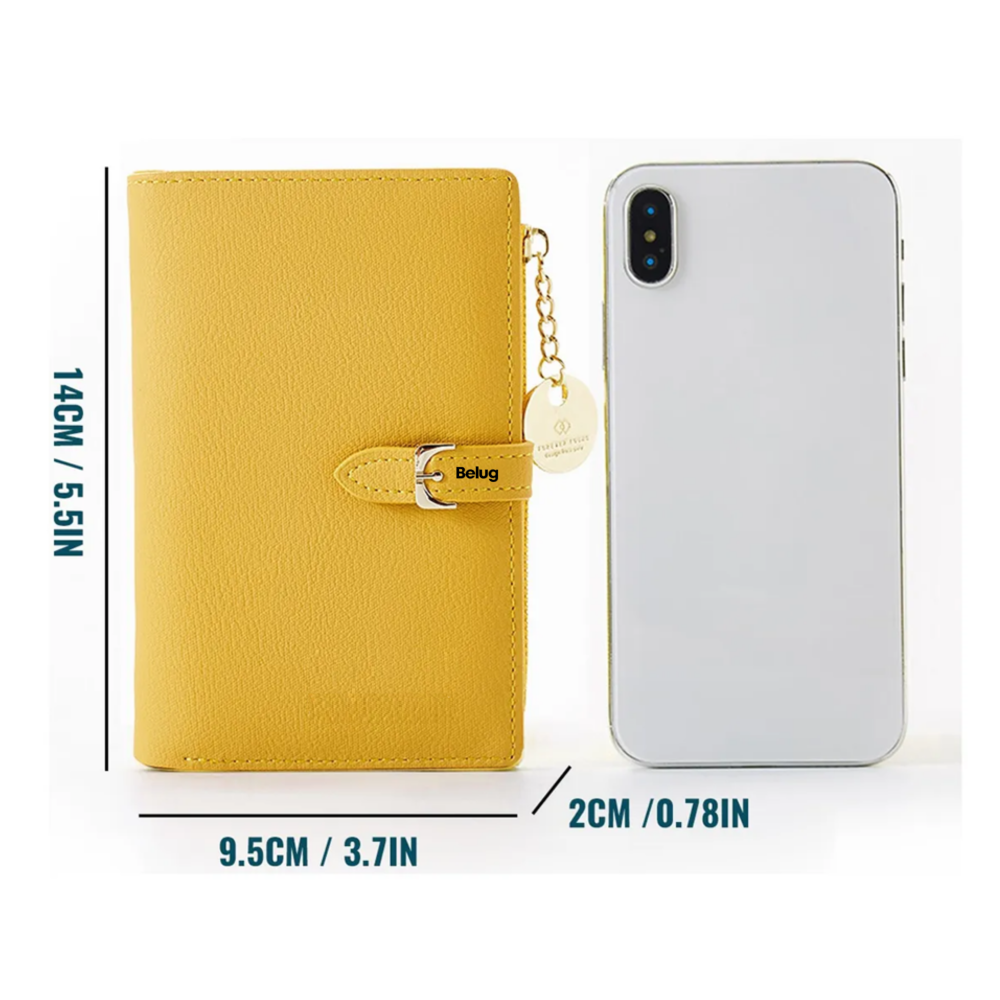 Foto 5 pulgar | Cartera Con Tarjetero Para Mujer  Belug, Amarilla