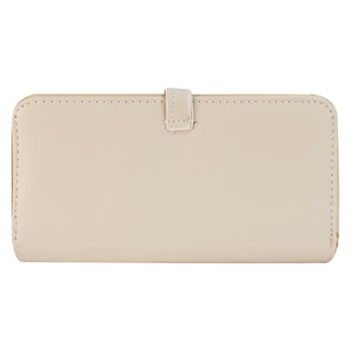 Foto 3 | Cartera Para Dama Beige Cabra Sintetico Twice Doble Cierre Nueva Imagen