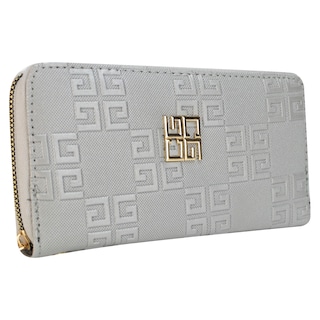 Foto 2 | Cartera Para Dama Plata Dapra Gg Sintetico Bini Nueva Imagen