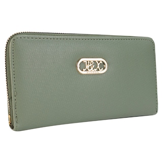 Foto 2 | Cartera Para Dama Verde Olivo Cabra Sintetico Bini Nueva Imagen