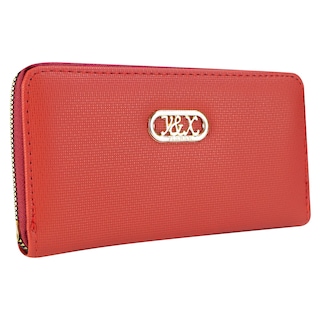 Foto 2 | Cartera Para Dama Rojo Cabra Sintetico Bini Nueva Imagen