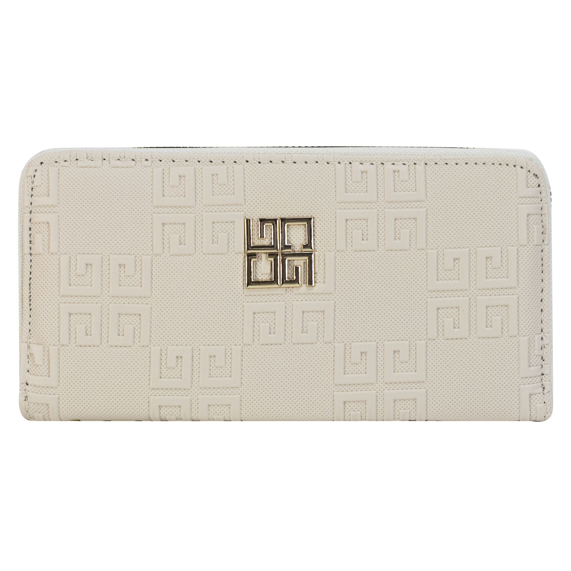 Cartera Para Dama Beige Dapra Gg Sintetico Bini Nueva Imagen