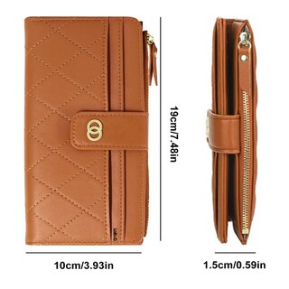 Foto 5 | Cartera Larga Lab.g Marrón para Mujer