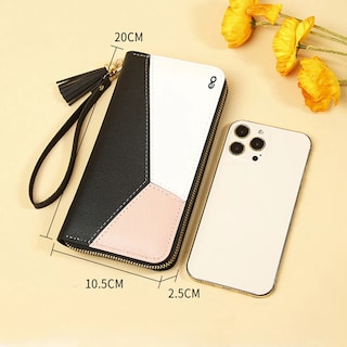 Foto 2 | Monedero De Mujer Eo Safe Imports Esi-19391 Color Blanco Y Negro