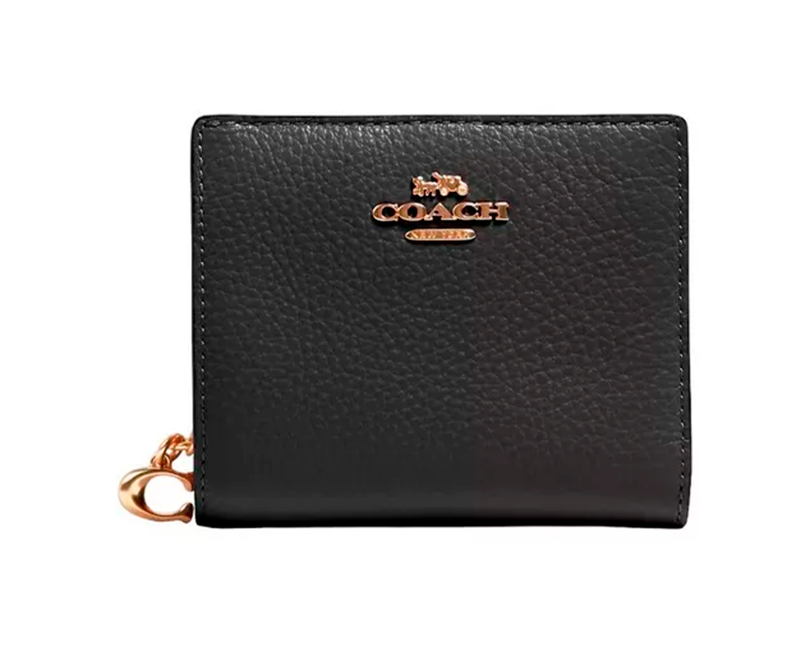 Cartera Coach Snap Wallet C2862 Color Negro