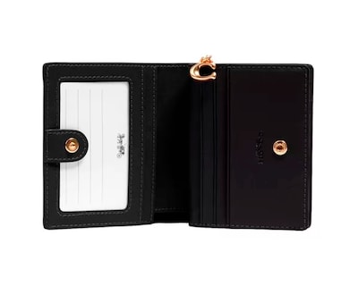 Foto 2 | Cartera Coach Snap Wallet C2862 Color Negro