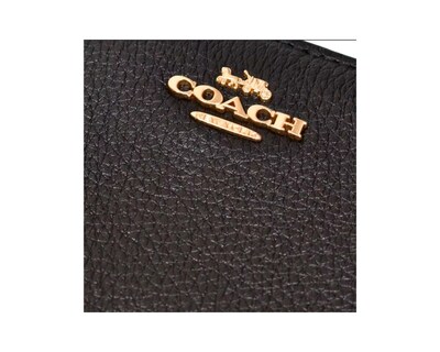Foto 4 | Cartera Coach Snap Wallet C2862 Color Negro