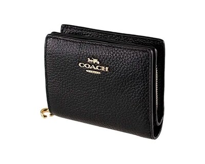 Foto 5 | Cartera Coach Snap Wallet C2862 Color Negro
