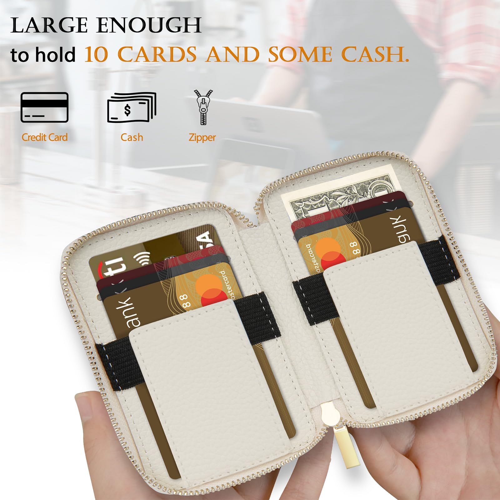 Foto 2 | Cartera Magnética Compatible Con Lohasic Y Mag-safe Para Iphone, Color Beige - Venta Internacional.