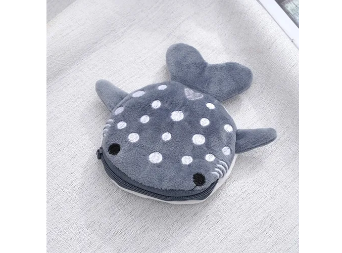Foto 2 | Xtellar - Monedero Multifuncional En Forma De Tiburón Para Mujer, Estilo Kawaii Con Cremallera Premium