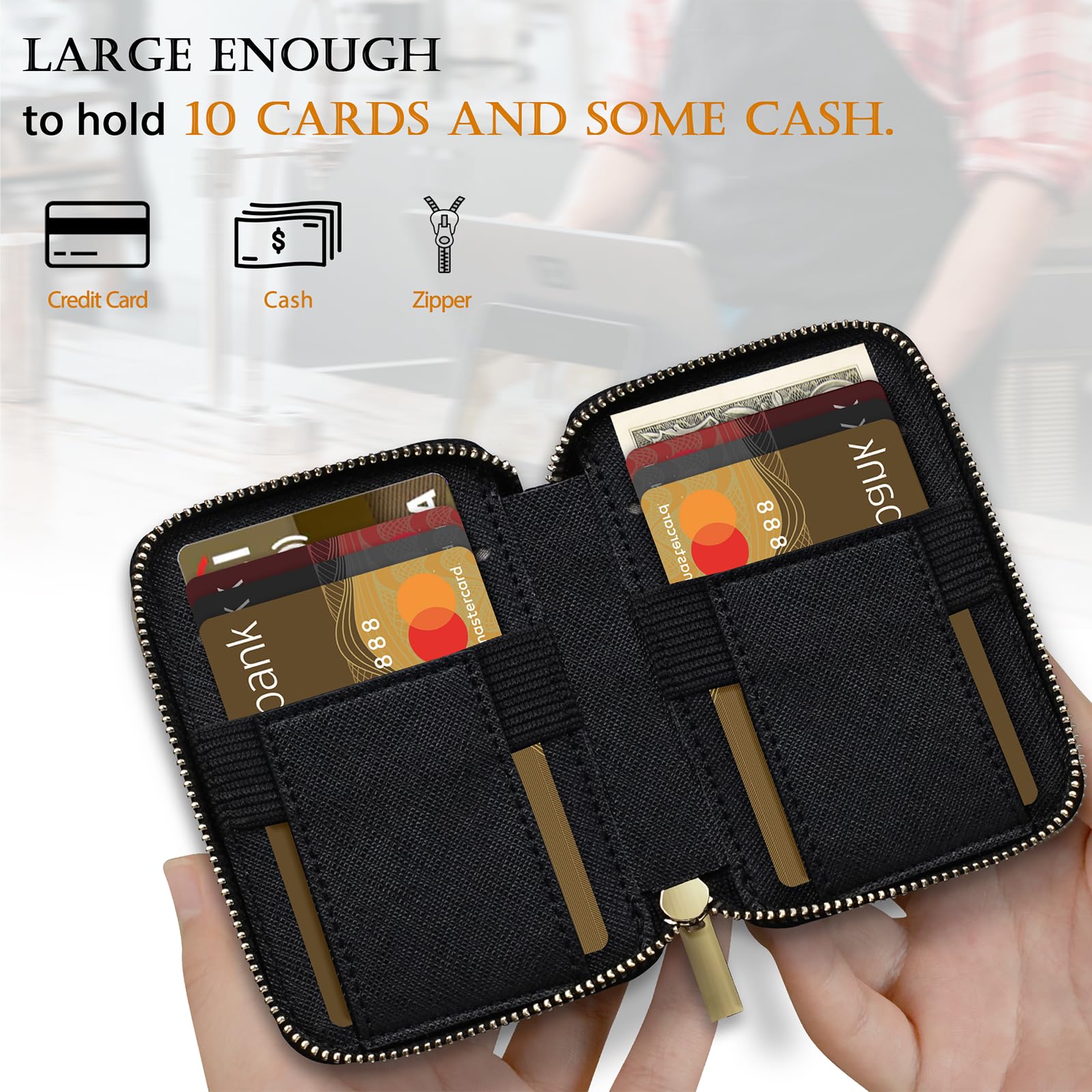 Foto 2 | Cartera Magnética Compatible Con Lohasic Y Mag-safe Para Iphone, Color Negro - Venta Internacional.