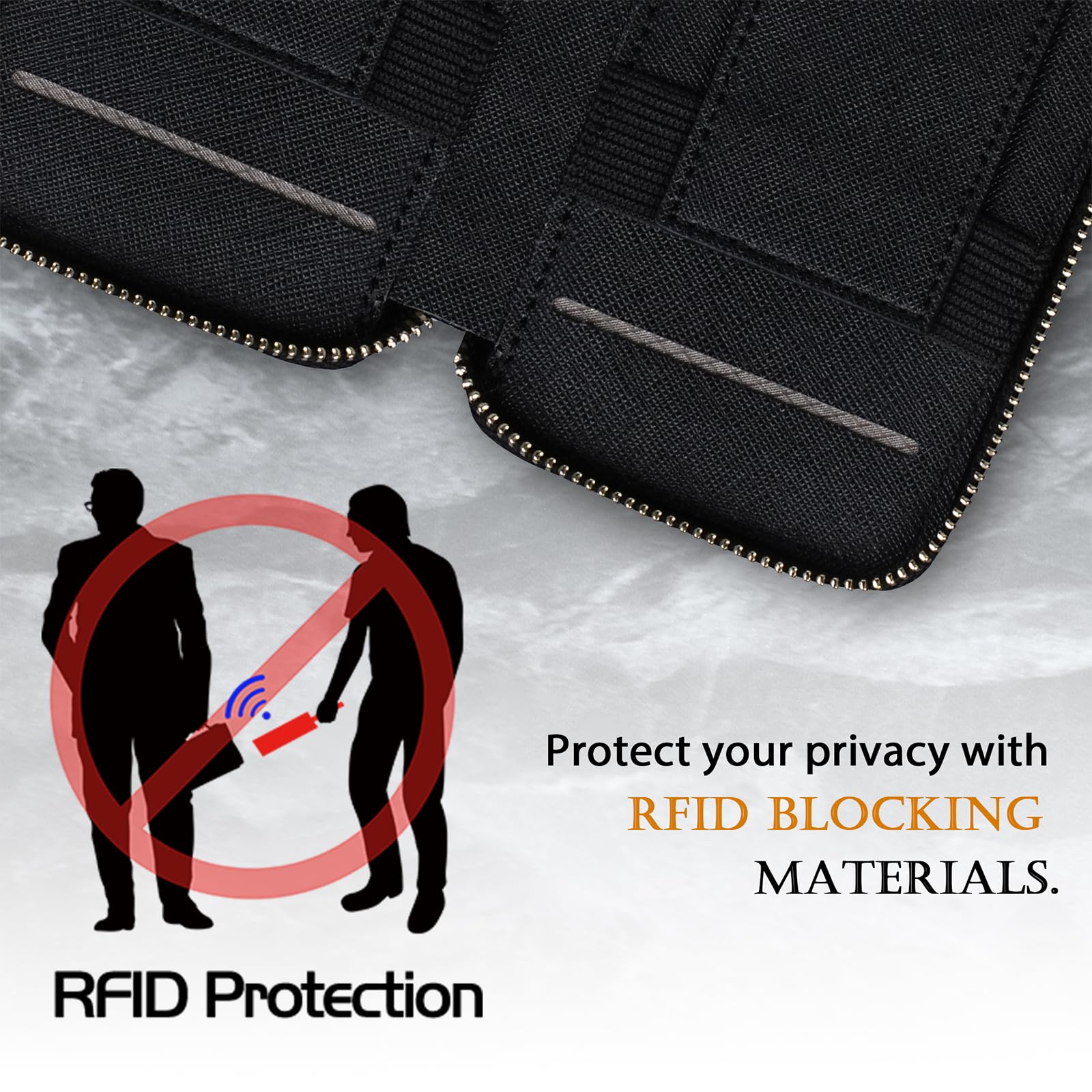 Foto 4 | Cartera Magnética Compatible Con Lohasic Y Mag-safe Para Iphone, Color Negro - Venta Internacional.