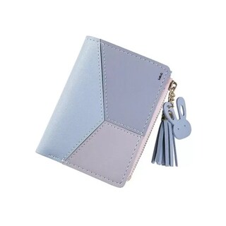 Foto 1 | ''monedero De Mujer Con Elegante Llavero Lab.g Azul ''
