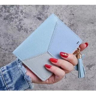 Foto 5 | ''monedero De Mujer Con Elegante Llavero Lab.g Azul ''