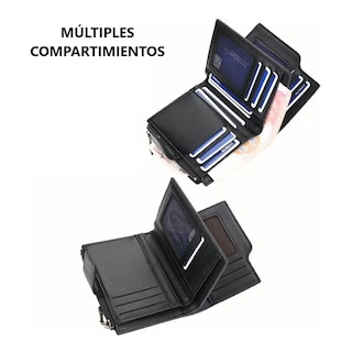 Foto 4 | Cartera, Monedero De Dama, Multifunción Lab.g Negro