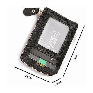 Foto 4 | Cartera Minimalista Hombre Mujer Tarjetero Protección Rfid Lab.g Negro