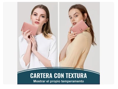 Foto 2 | Elegante Billetera De Cuero Xtellar Para Mujer Larga Y Versátil