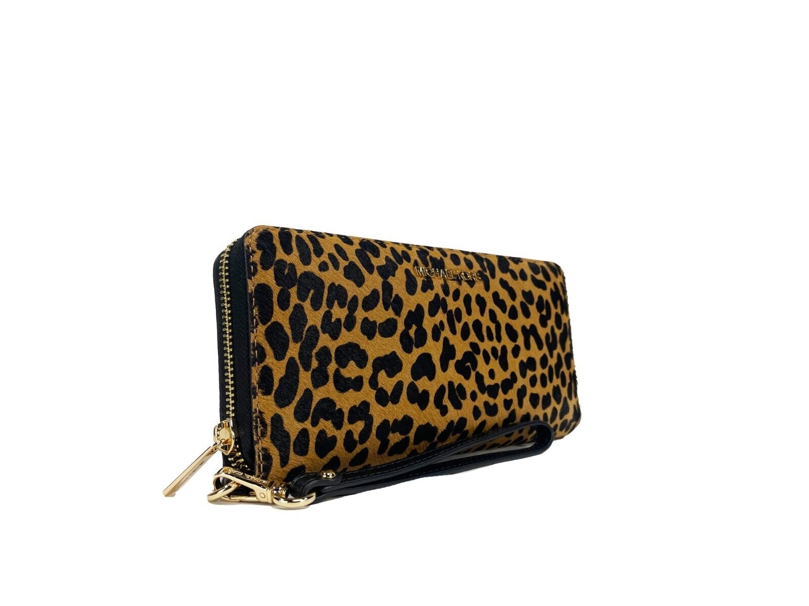 Foto 6 pulgar | Cartera De Pulsera Michael Kors Jet Set De Piel Con Estampado Animal - Venta Internacional.