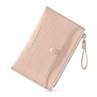 Foto 1 | Tarjetero Huoguo Ultrafino Con Múltiples Ranuras Color Rosa - Venta Internacional.